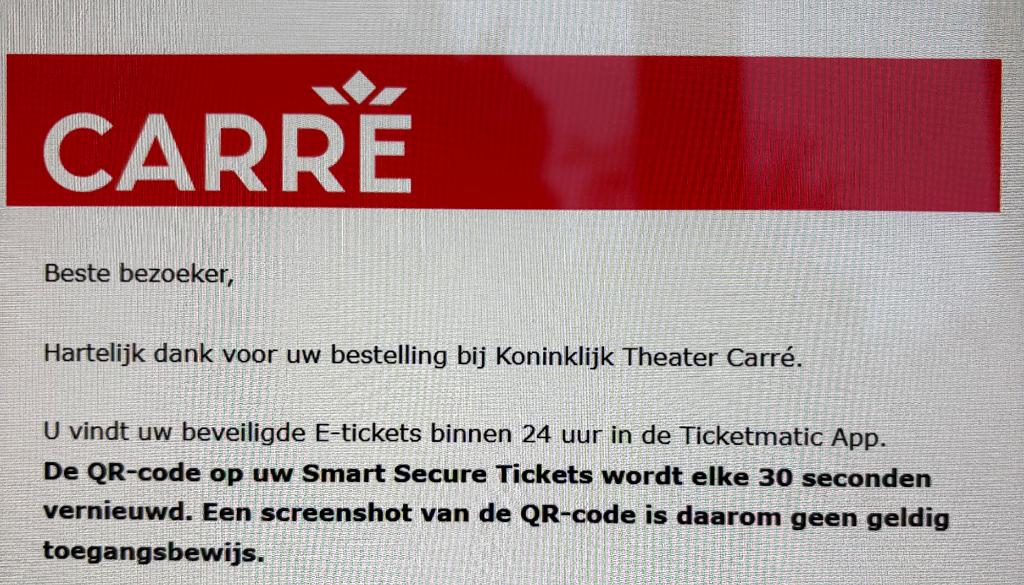 tickets, Drie personen of meer
