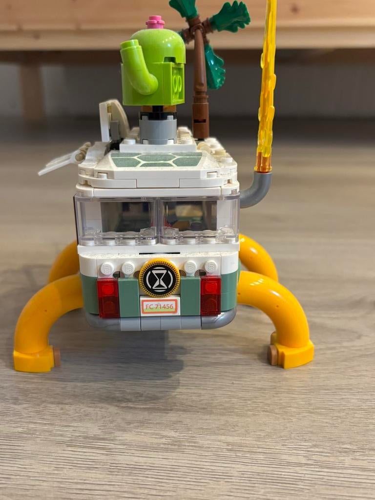 Schildpad-busje, Ophalen