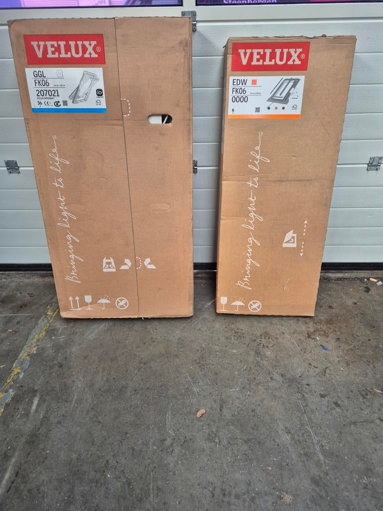 Velux dakraam GGL Fk06 207021 / integra (electrisch), Ophalen of Verzenden, Nieuw, Minder dan 80 cm, Dakraam
