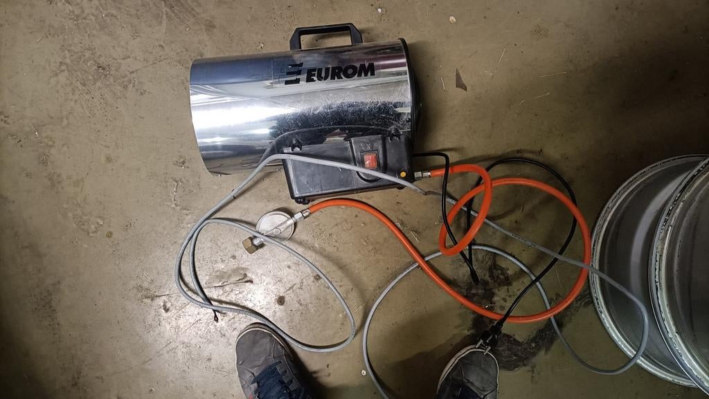 Eurom heteluchtkanon op propaan/butaan, Ophalen of Verzenden, Minder dan 60 cm, Kachel, 30 tot 80 cm