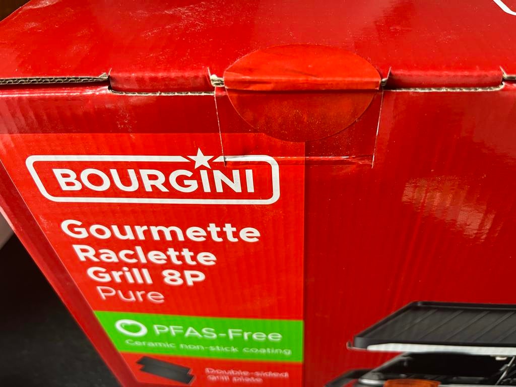 Bourgini Gourmette Raclette Grill 8 Personen, Ophalen of Verzenden, Nieuw, 8 personen of meer