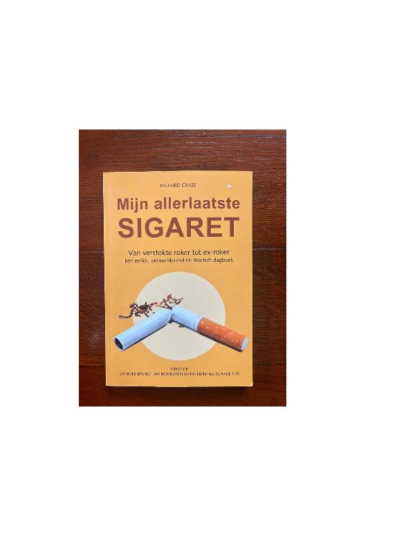 Mijn allerlaatste SIGARET- Richard Craze, Ophalen of Verzenden, Zo goed als nieuw, Gezondheid en Conditie, Richard Craze