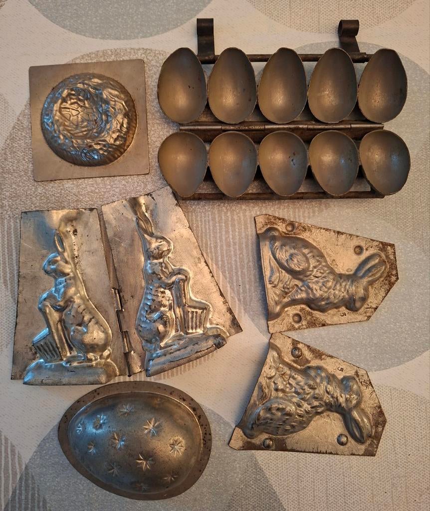 Pasen chocoladevorm chocolademal chocolade mal vorm oud haas, Ophalen of Verzenden