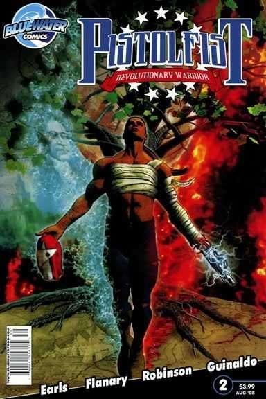 Pistolfist: Revolutionary Warrior #2 (2008), Eén comic, Amerika, Blue Water Productions, Verzenden