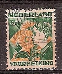 Nederland, Kinderzegel (6c), 1932., Ophalen of Verzenden, T/m 1940, Gestempeld