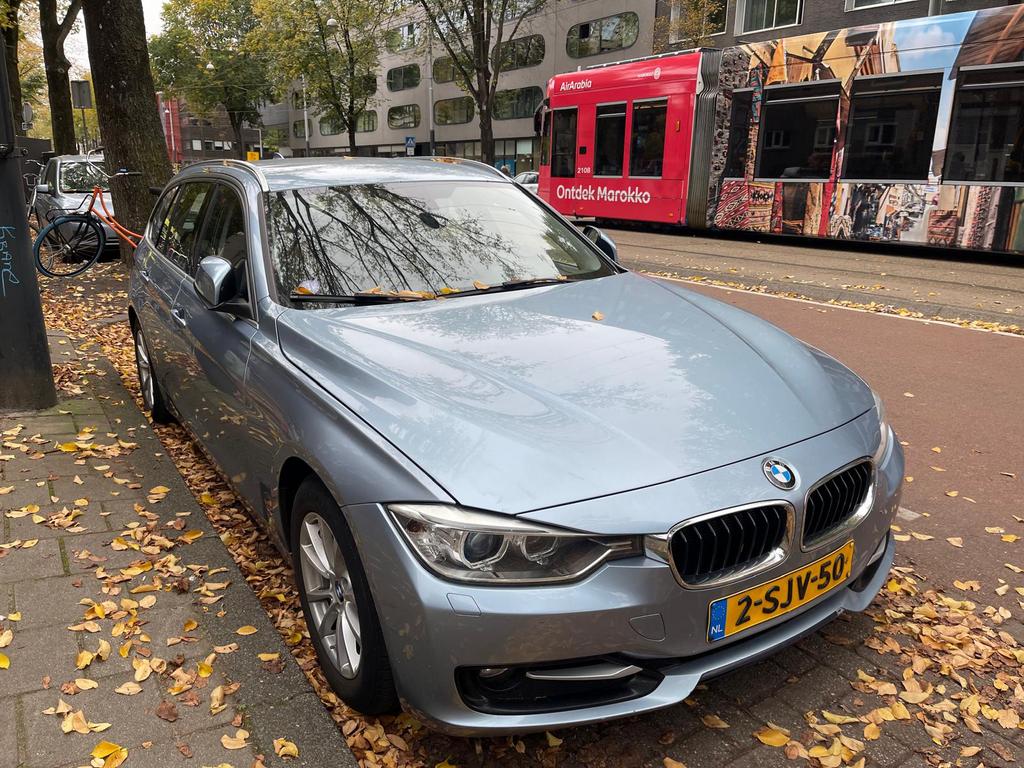 BMW 3-Serie 1.6 316I Touring 2013 Blauw, 74 €/maand, Blauw, Origineel Nederlands, Stationwagon