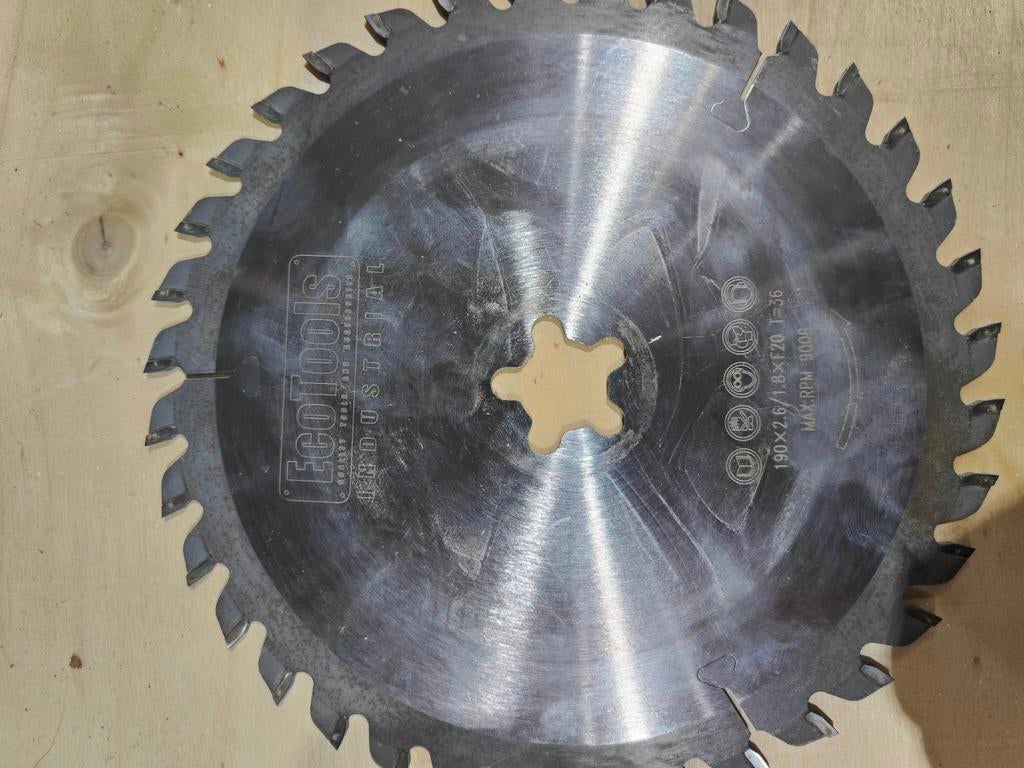 Zaagblad voor invalzaag - EcoTools 190mm, Doe-het-zelf en Verbouw, Invalzaag, Nieuw, Ophalen of Verzenden, 30 tot 70 mm