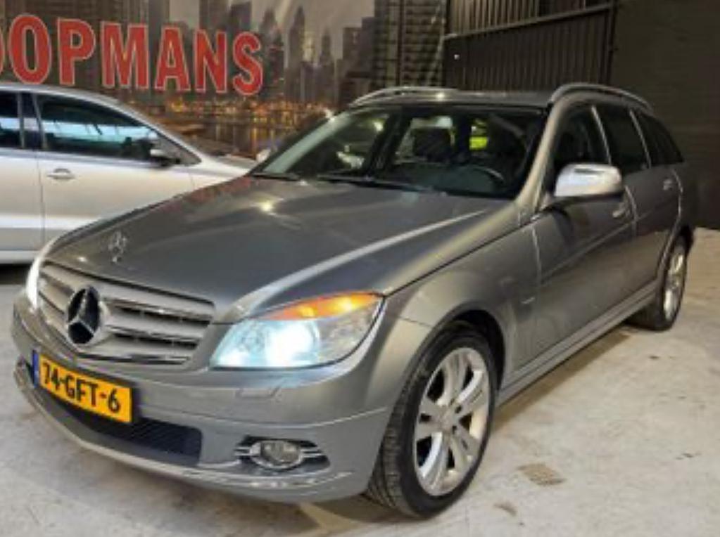 Mercedes-Benz C-Klasse C320 3.0CDI AUT 2008 XENON/BIGNAVI/, Euro 5, 1800 kg, Zwart, 193 €/maand