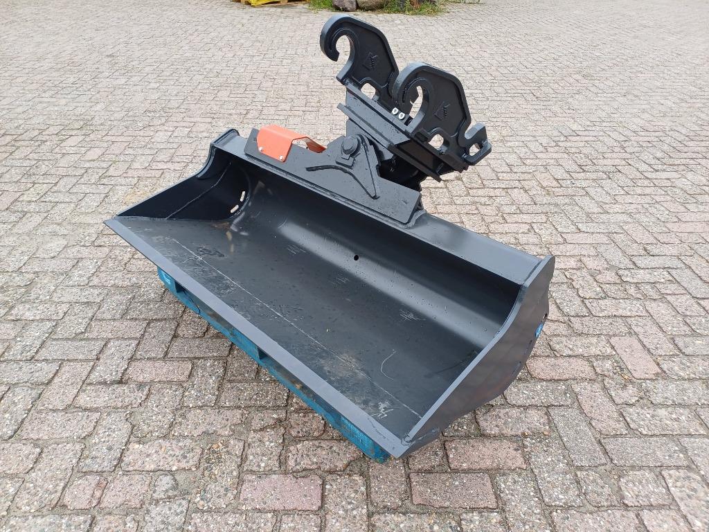 Kantelbak, Palletvorken en graafbak, Ophalen