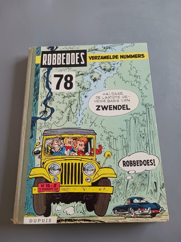 Robbedoes verzamelde nummers 78, HC 1st druk, zeer gd staat, Boeken, Eén stripboek, Ophalen of Verzenden, Zo goed als nieuw
