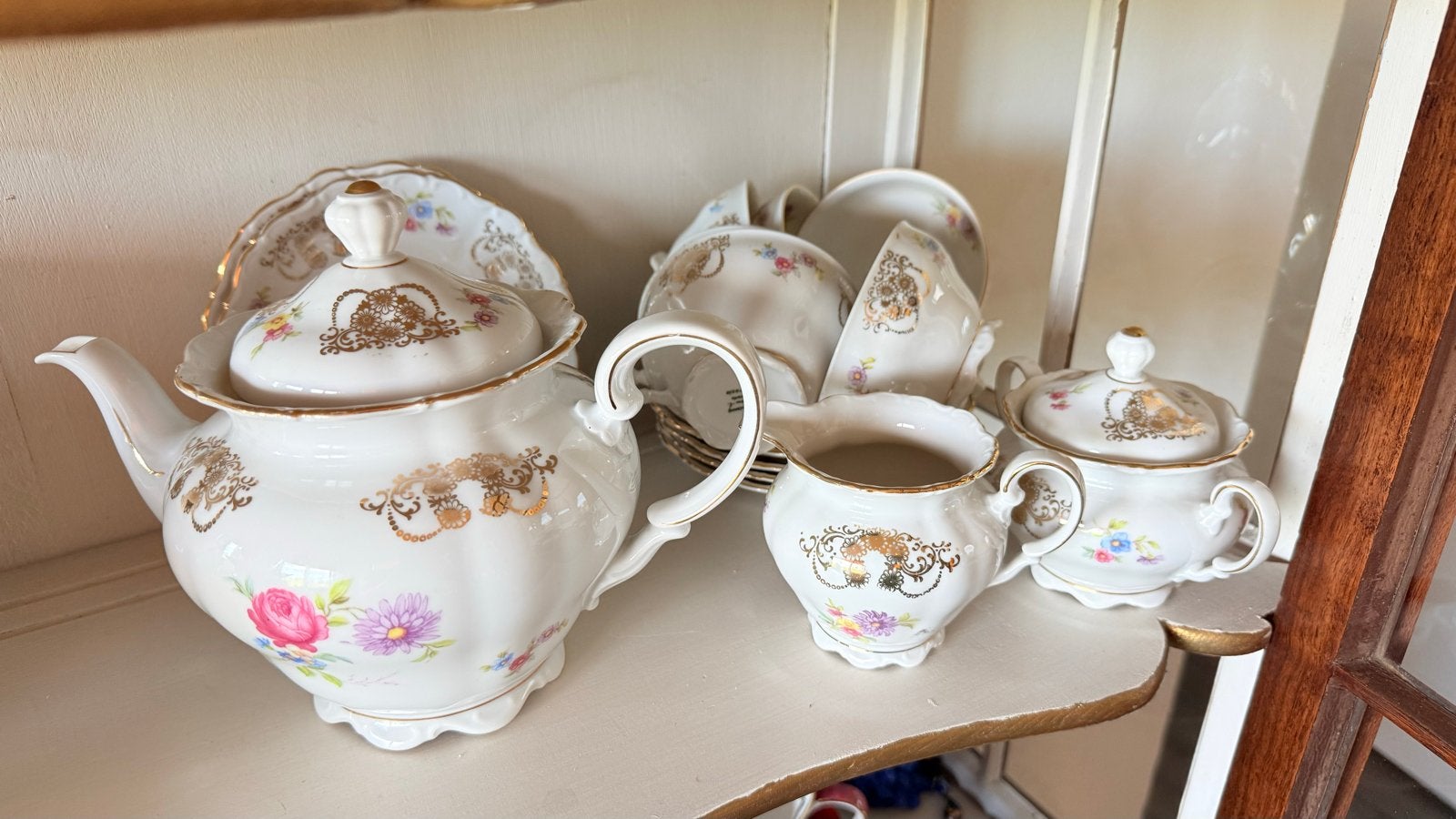 Seltmann Weiden Bavaria Theresia theeservies, Gebruikt, Overige merken, Vintage, Ophalen of Verzenden