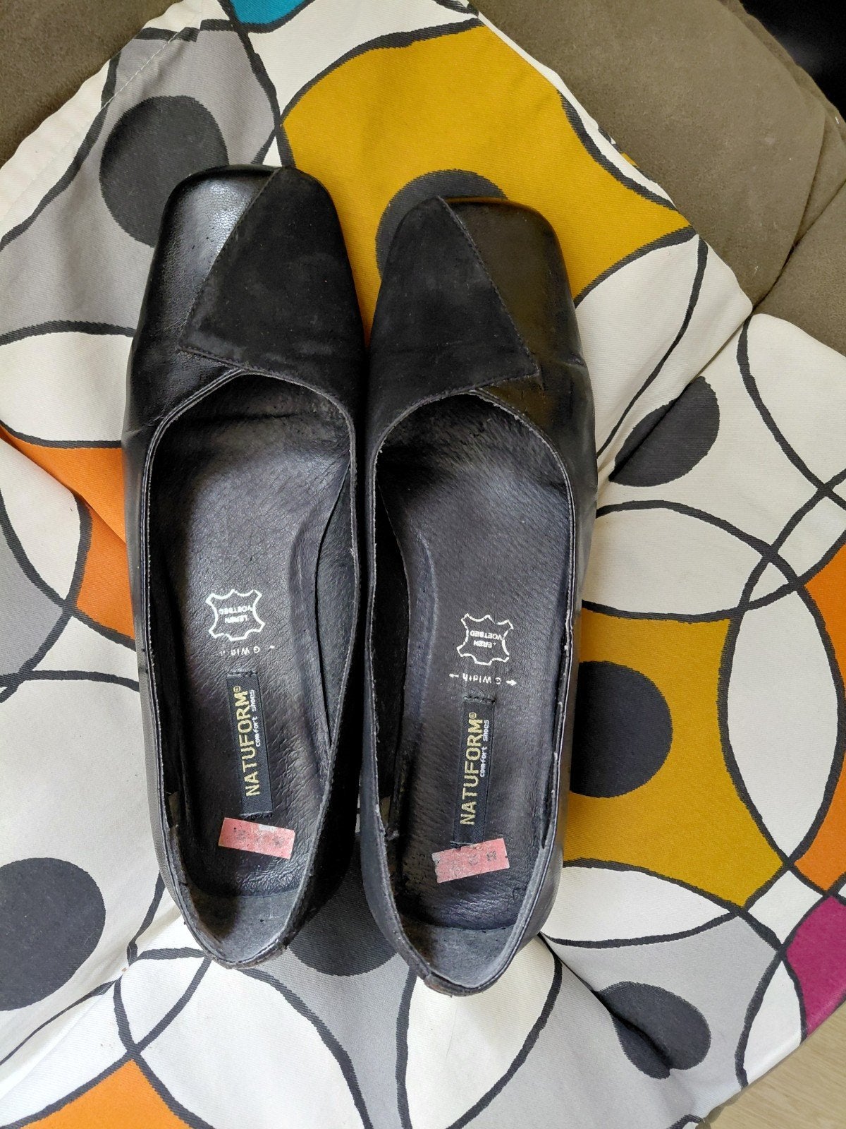 Natuform Leren dames Schoenen Maat 39, Kleding | Dames, Schoenen met lage hakken, Zwart, Ophalen of Verzenden, Zo goed als nieuw
