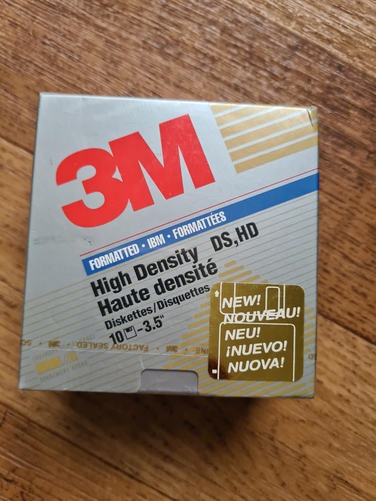 3M floppy diskettes DS HD, Ophalen of Verzenden, Nieuw