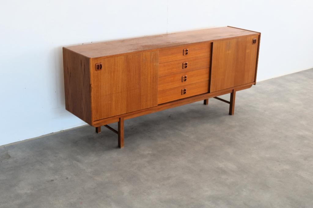 vintage sideboard | dressoir | jaren 60 | Zweeds, Gebruikt, Met deur(en), ., 150 tot 200 cm