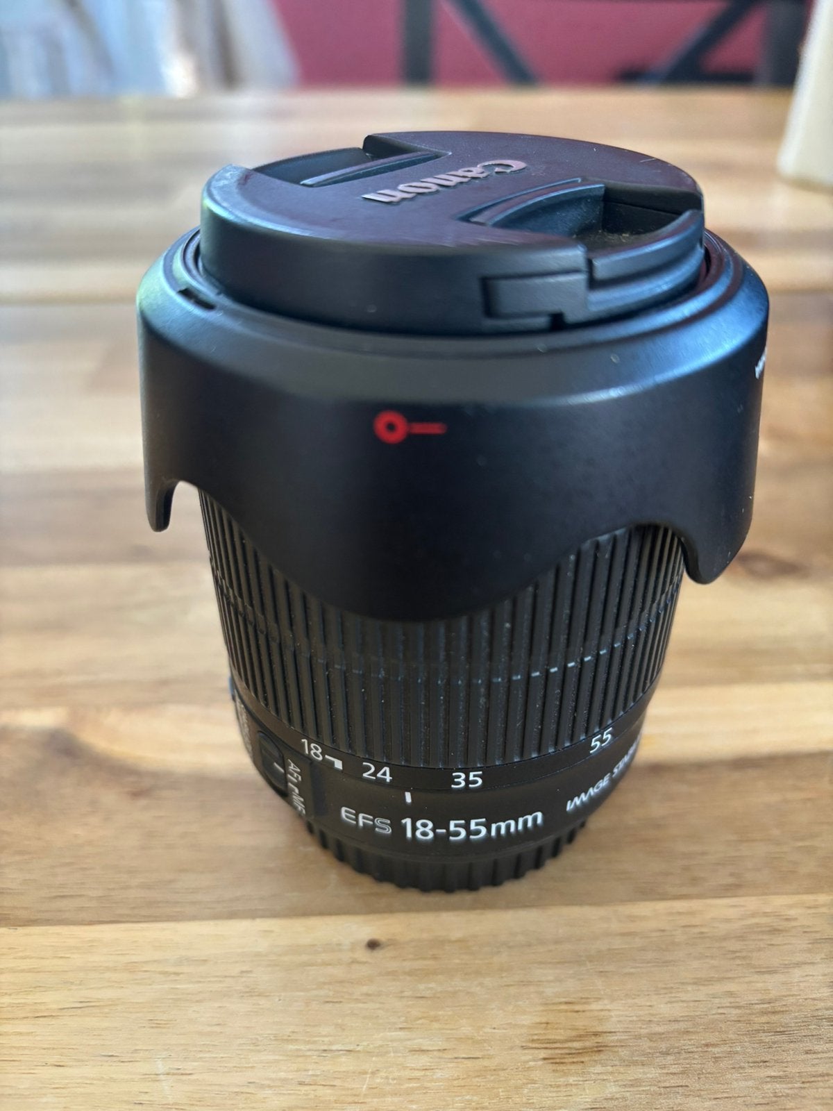 Canon EF-S 18-55mm f/3.5-5.6 IS STM, Ophalen, Zo goed als nieuw, Standaardlens