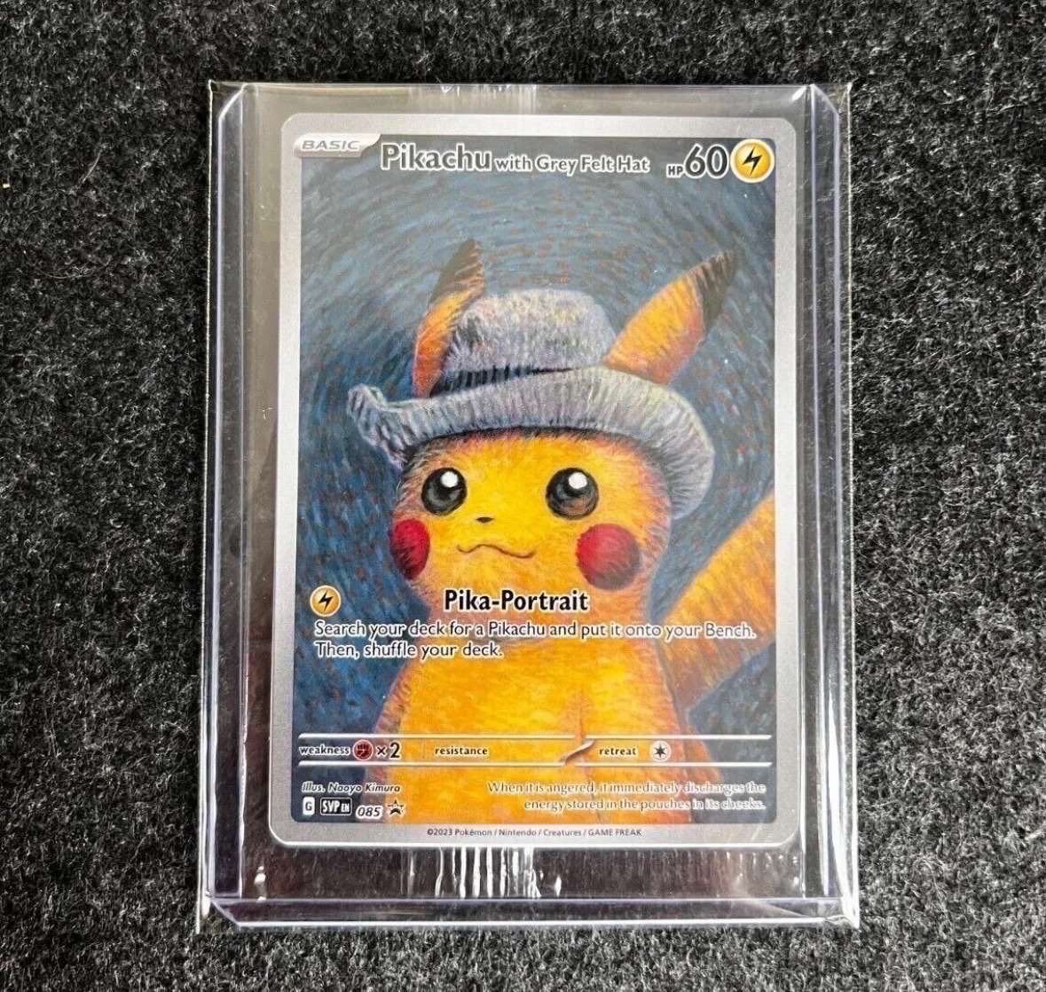 Pikachu van gogh, nog gesealed, Ophalen of Verzenden, Nieuw, Losse kaart