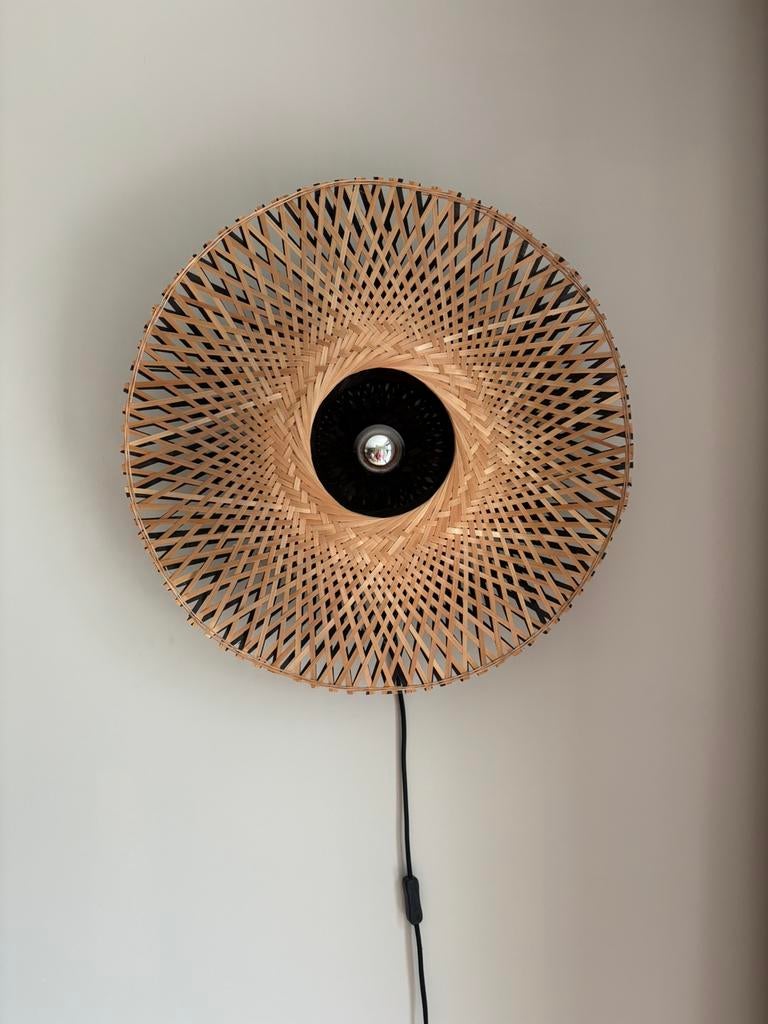 Good & mojo wandlamp rotan zgan maat M, Ophalen of Verzenden, Zo goed als nieuw