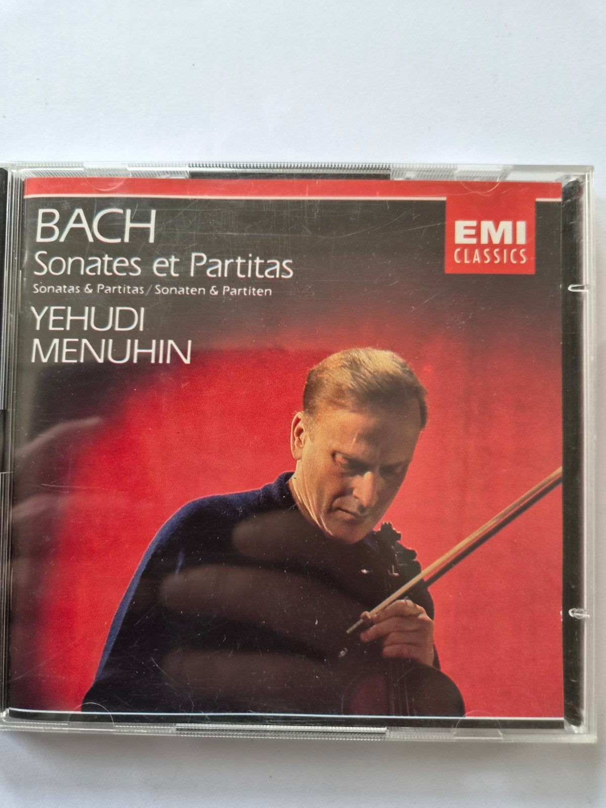 Bach: Sonates & Partitas - Yehudi Menuhin (EMI Classics), Cd's en Dvd's, Soloconcert, Ophalen of Verzenden, Zo goed als nieuw