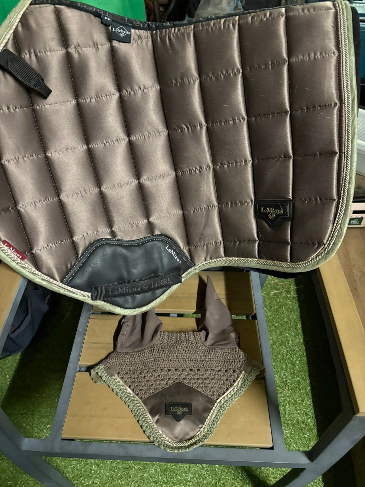 Lemieux walnut set, Ophalen of Verzenden, Zo goed als nieuw