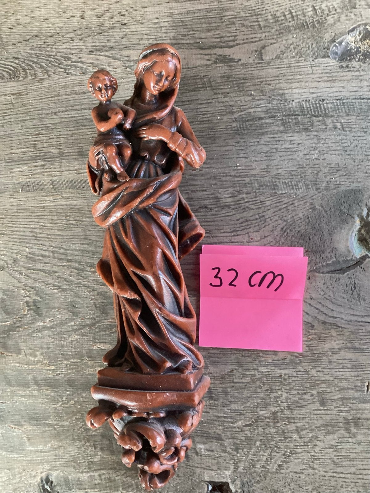 Vintage Maria met Kind beeldje - 32 cm, Ophalen of Verzenden