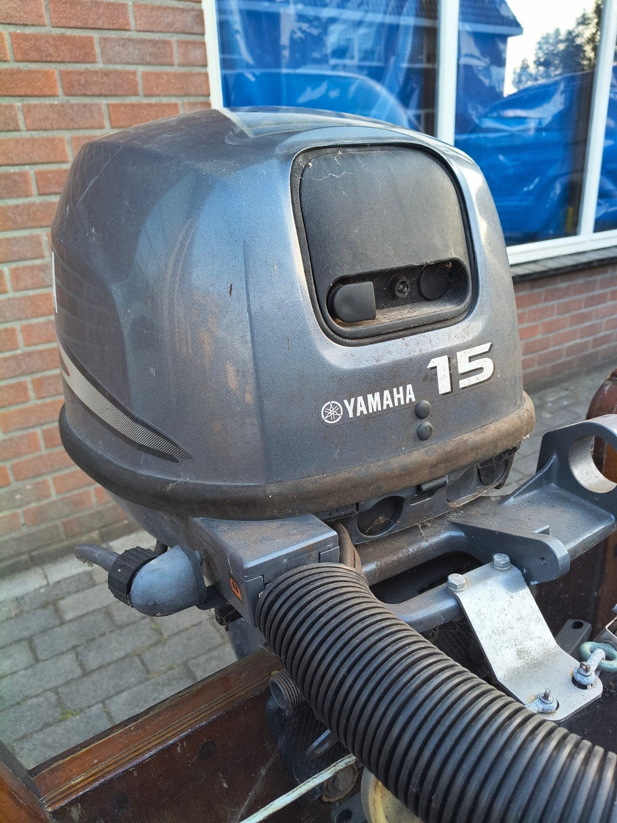 Yamaha 15 PK Kortstaart Buitenboordmotor - Elektrische Start, Watersport en Boten, Buiten- en Binnenboordmotoren, 10 tot 30 pk