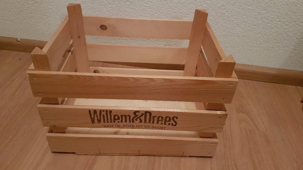Houten kist, afm 30 x 40cm, Ophalen, Minder dan 50 cm, Nieuw, Minder dan 50 cm