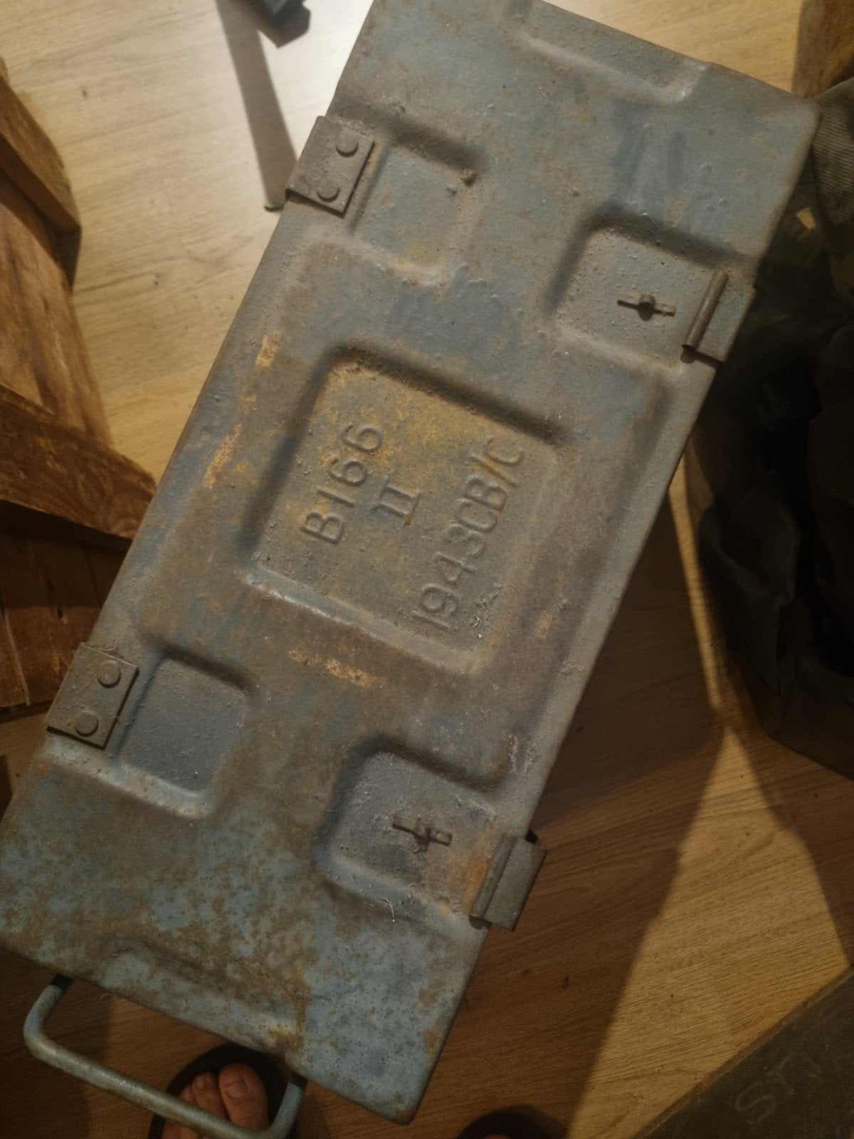 Mooie munitiekist uit de 2e wereldoorlog. 1943, Ophalen of Verzenden, Kist of Geocache