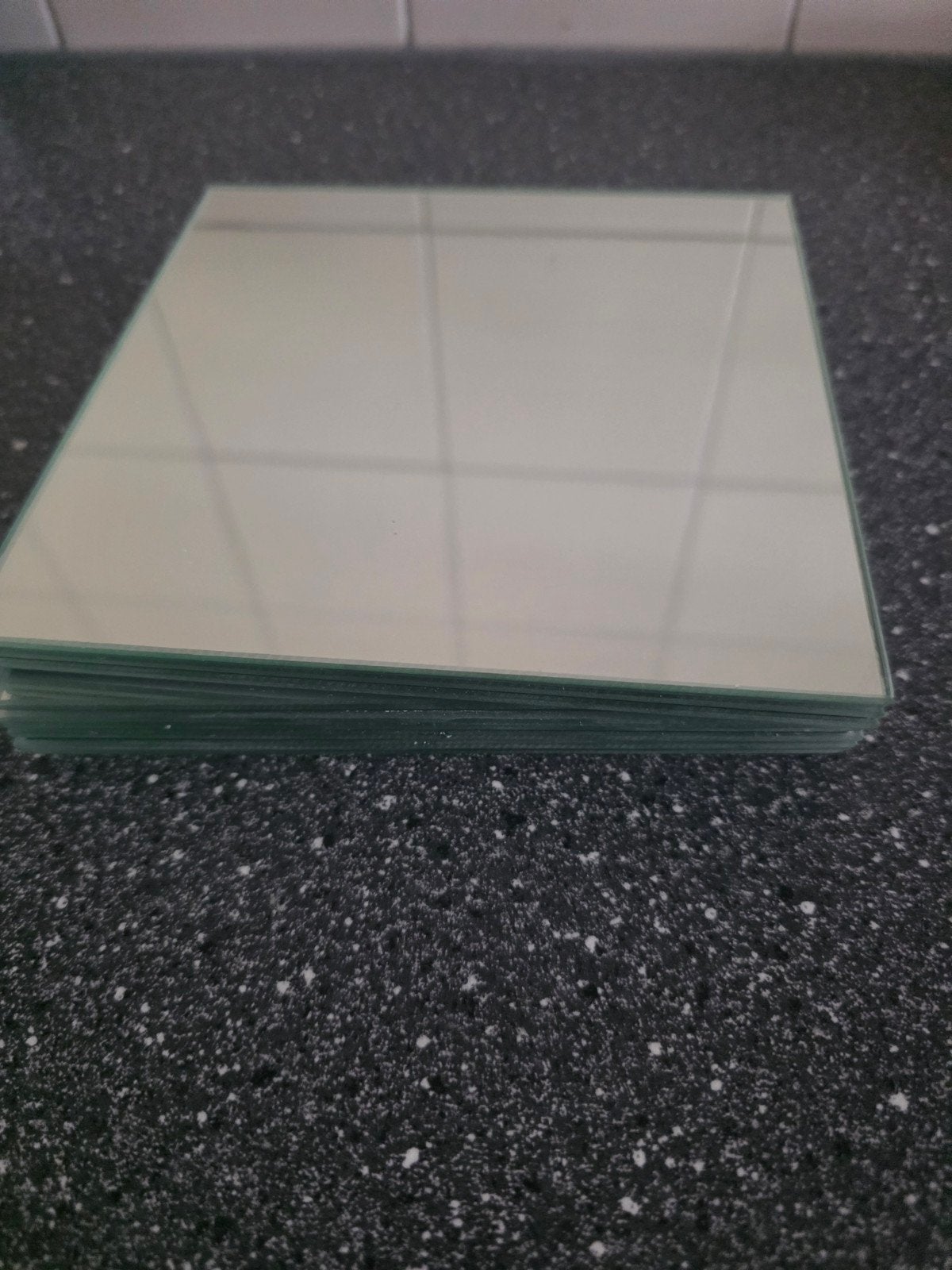 Set van 11 glazen platen, Doe-het-zelf en Verbouw, Ophalen, Gebruikt, Minder dan 80 cm, Minder dan 80 cm