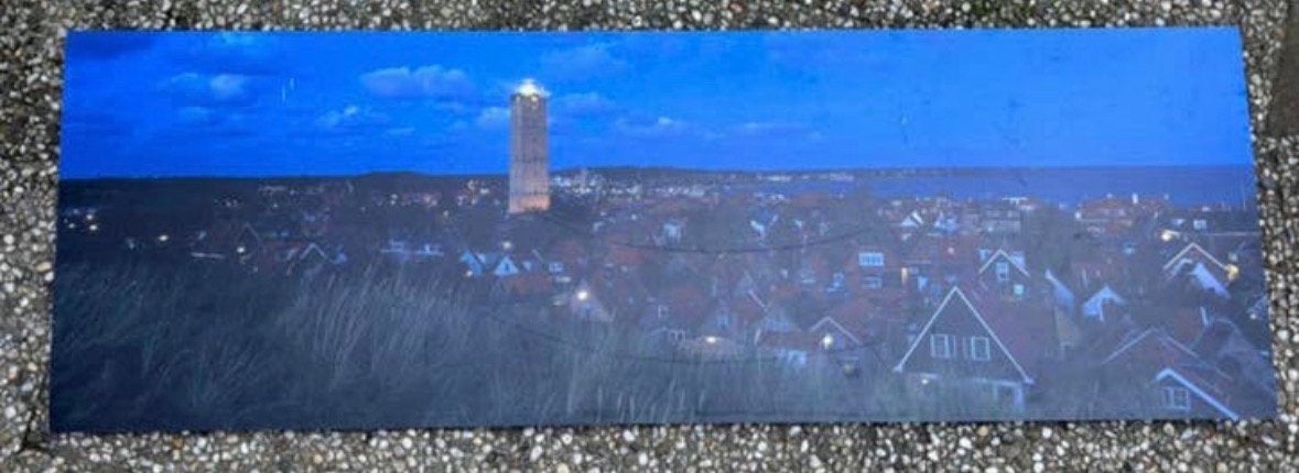 Terschelling schilderij uniek, Oud hollands, Ophalen of Verzenden, Landschap, Origineel werk