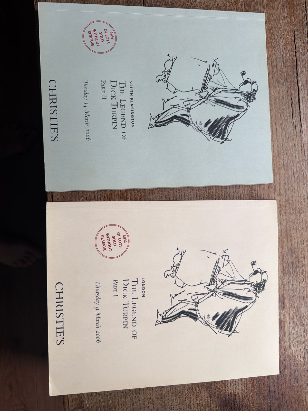 Christie's The Legend of Dick Turpin Catalogus (2 delen), Boeken, Ophalen of Verzenden, Zo goed als nieuw, Catalogus