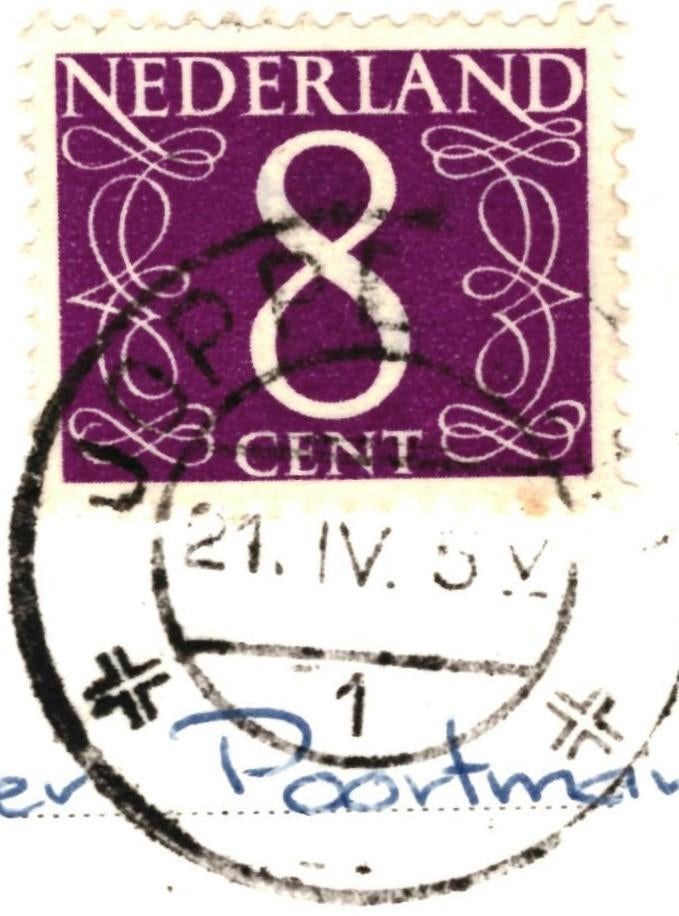 991335 Joppe Gld 1965 De Vuurslag Gelopen met postzegel, Ophalen of Verzenden, 1960 tot 1980, Gelopen, Gelderland