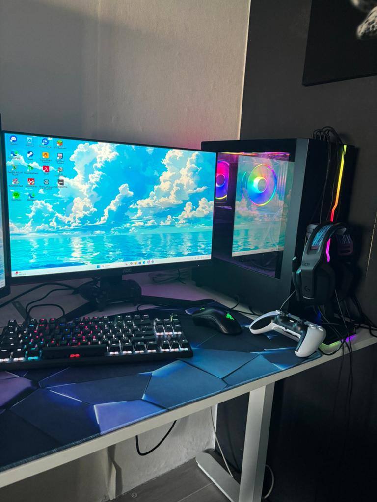 Gaming setup (zo goed als nieuw), Computers en Software, Desktop Pc's, Zo goed als nieuw, Gaming, Ophalen of Verzenden