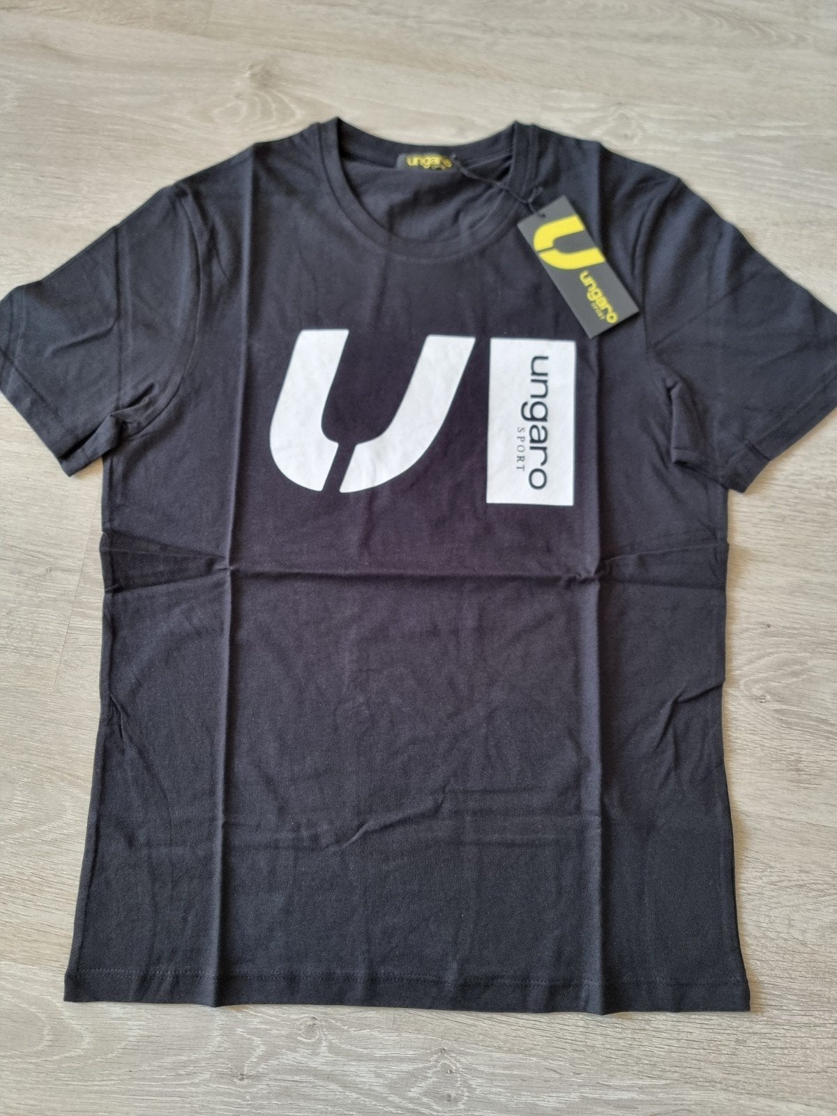 Zwart heren shirt Ungaro, maat M, Nieuw (MM4), Ophalen of Verzenden, Nieuw, Maat 52/54 (L), Zwart
