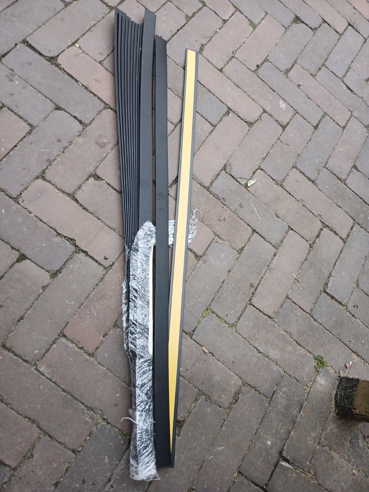 Aluminium plak roede voor tuindeuren, Minder dan 3 m³, Ophalen