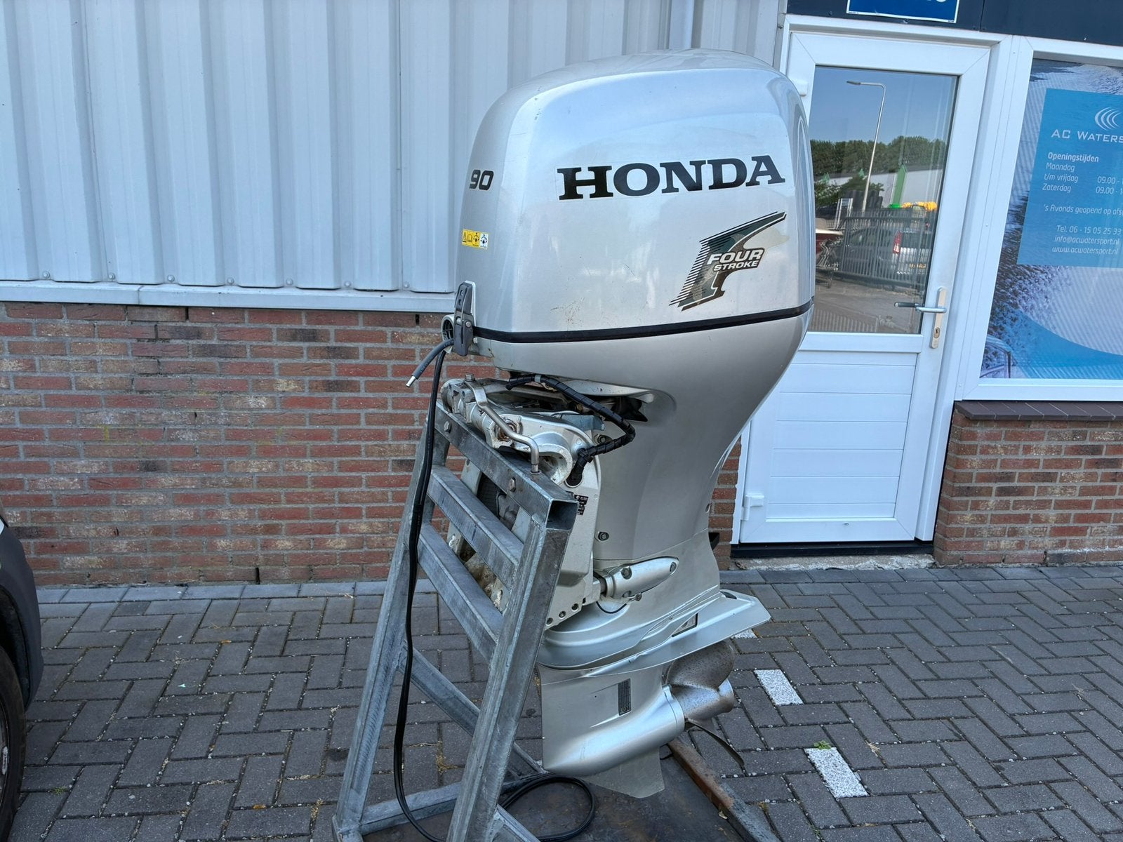 Honda 90 pk 4 takt EFI, bj 2011, Powertrim, nette staat  !, Watersport en Boten, Honda, Viertaktmotor, Ophalen of Verzenden, Info@acwatersport.nl