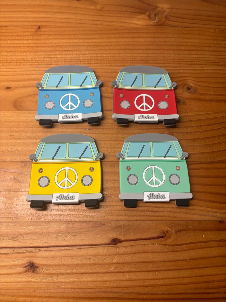 Leuke balvi onderzetters in de vorm van een Volkswagen busje, Ophalen of Verzenden, Nieuw, Glas of Kopje