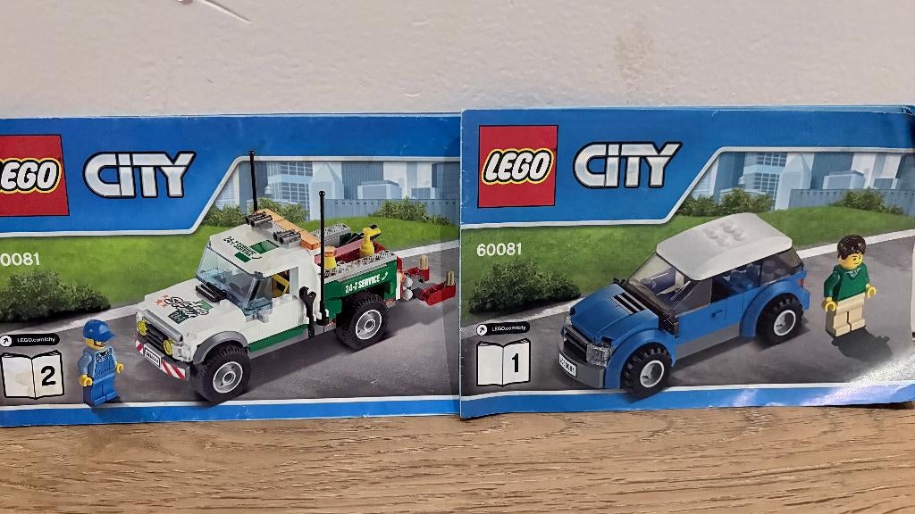 Lego City 60081 - Sleepwagen en auto, Ophalen of Verzenden, Gebruikt, Complete set, Lego