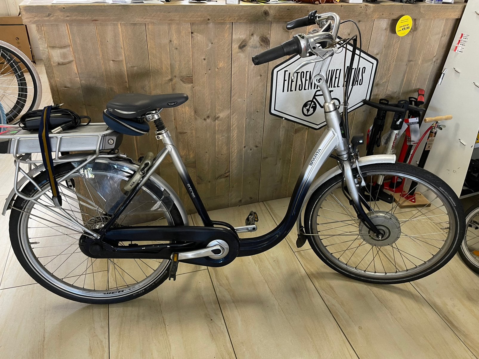 Sparta extra laag instap elektrische fiets 26 inch, 59 cm of meer, Ophalen, Zo goed als nieuw, Gazelle