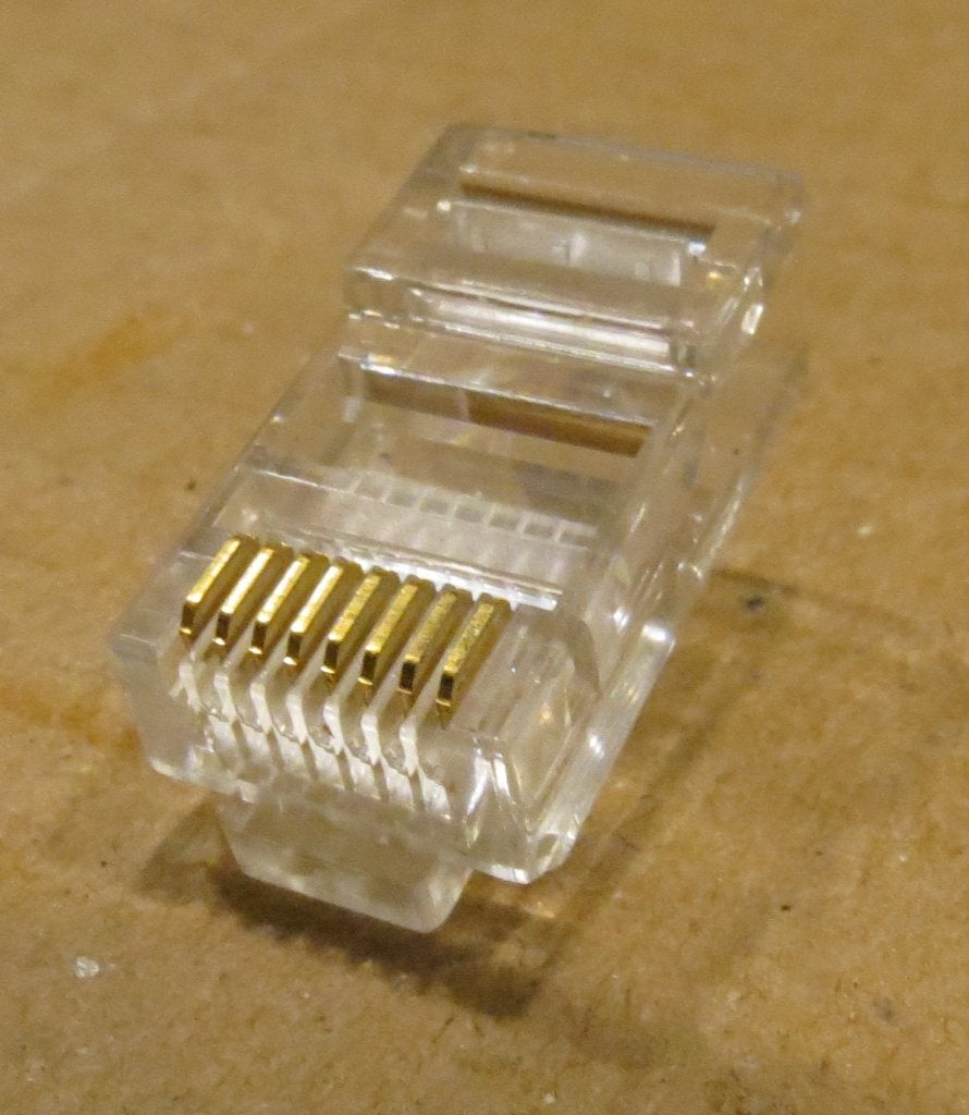 Netwerk = RJ45 Modulair plug Stekker 8P8C UTP, Ophalen of Verzenden, Nieuw