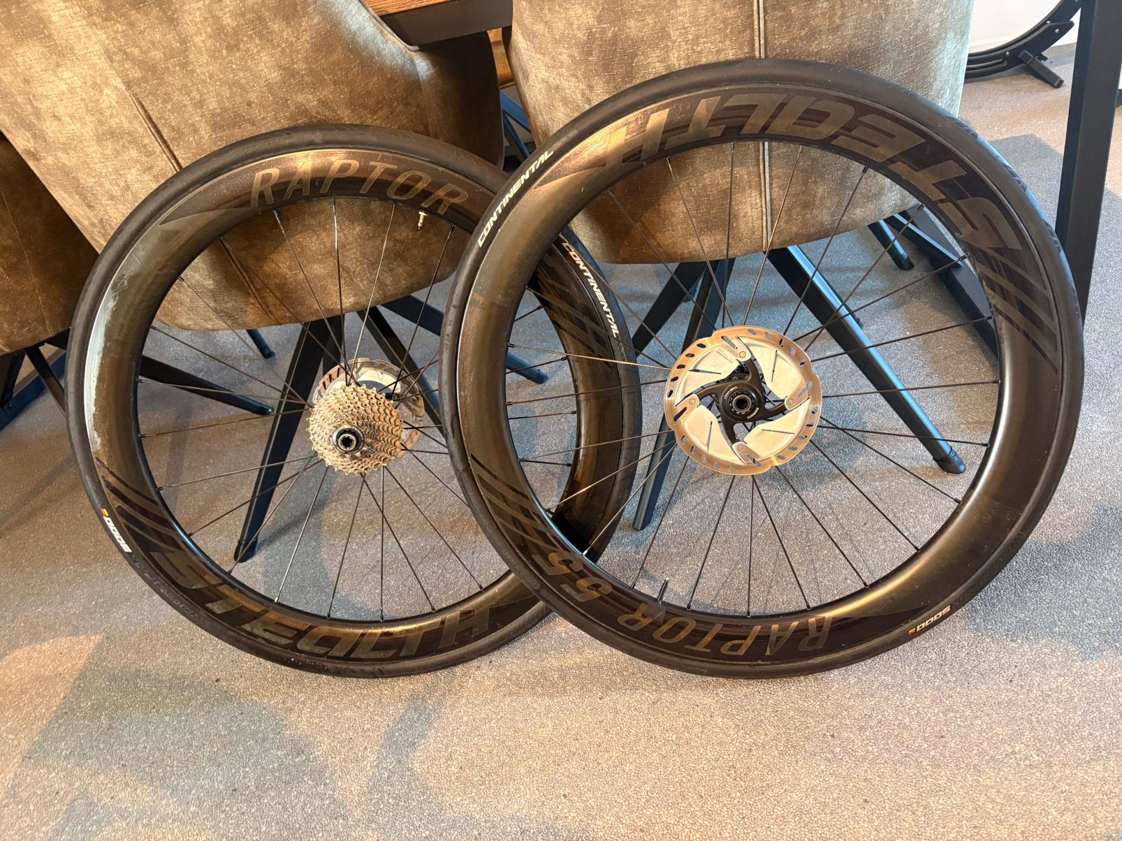 Stealth Raptor 55mm disc HG Shimano Center lock, Fietsen en Brommers, Fietsonderdelen, Zo goed als nieuw, Racefiets, Carbon, Ophalen