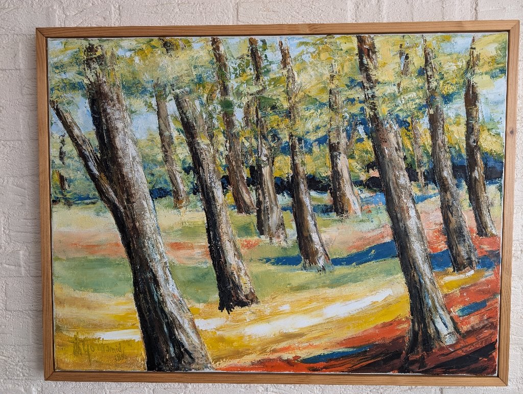 Schilderij van th goldsmid uit 1996., Antiek en Kunst, Kunst | Schilderijen | Klassiek, Ophalen of Verzenden, Landschap