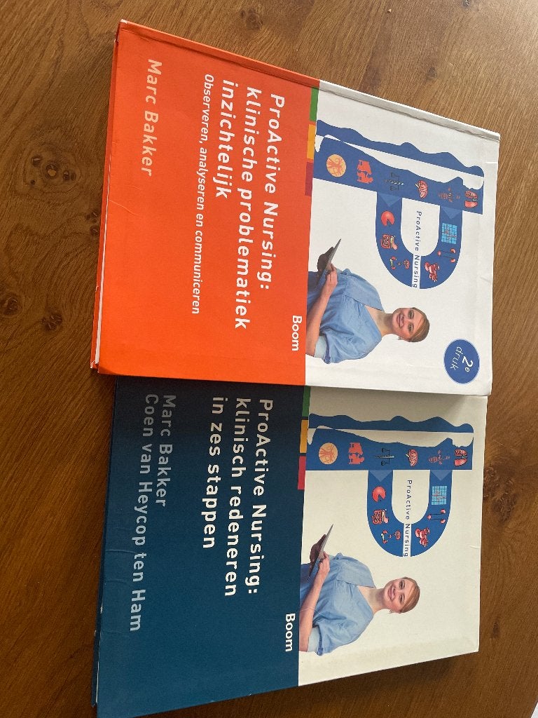 Proactive nursing, Boeken, Zo goed als nieuw, Marc Bakker, Beta, HBO