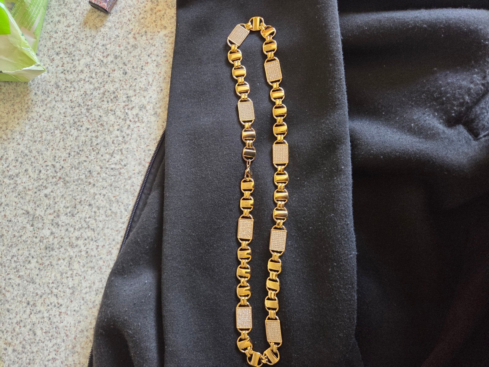 Lavindry gouden ketting gold plated, Ophalen of Verzenden, Nieuw, Goud, Overige materialen