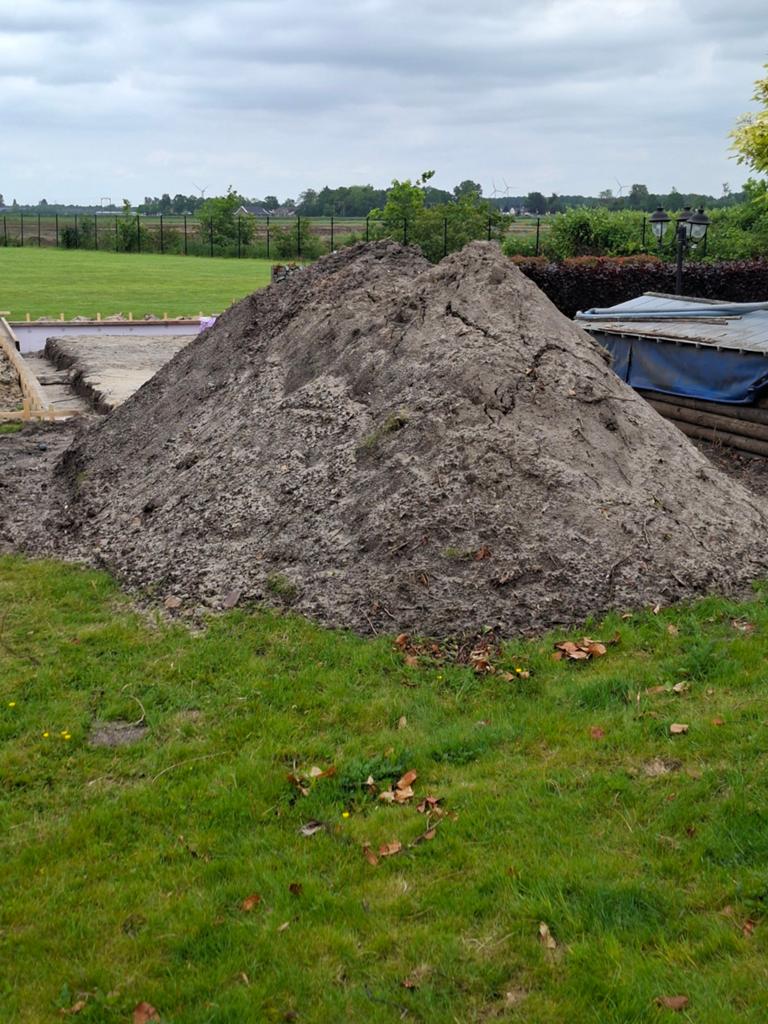 GRATIS zwarte grond af te halen., Tuin en Terras, Aarde en Mest, Ophalen, Tuinaarde