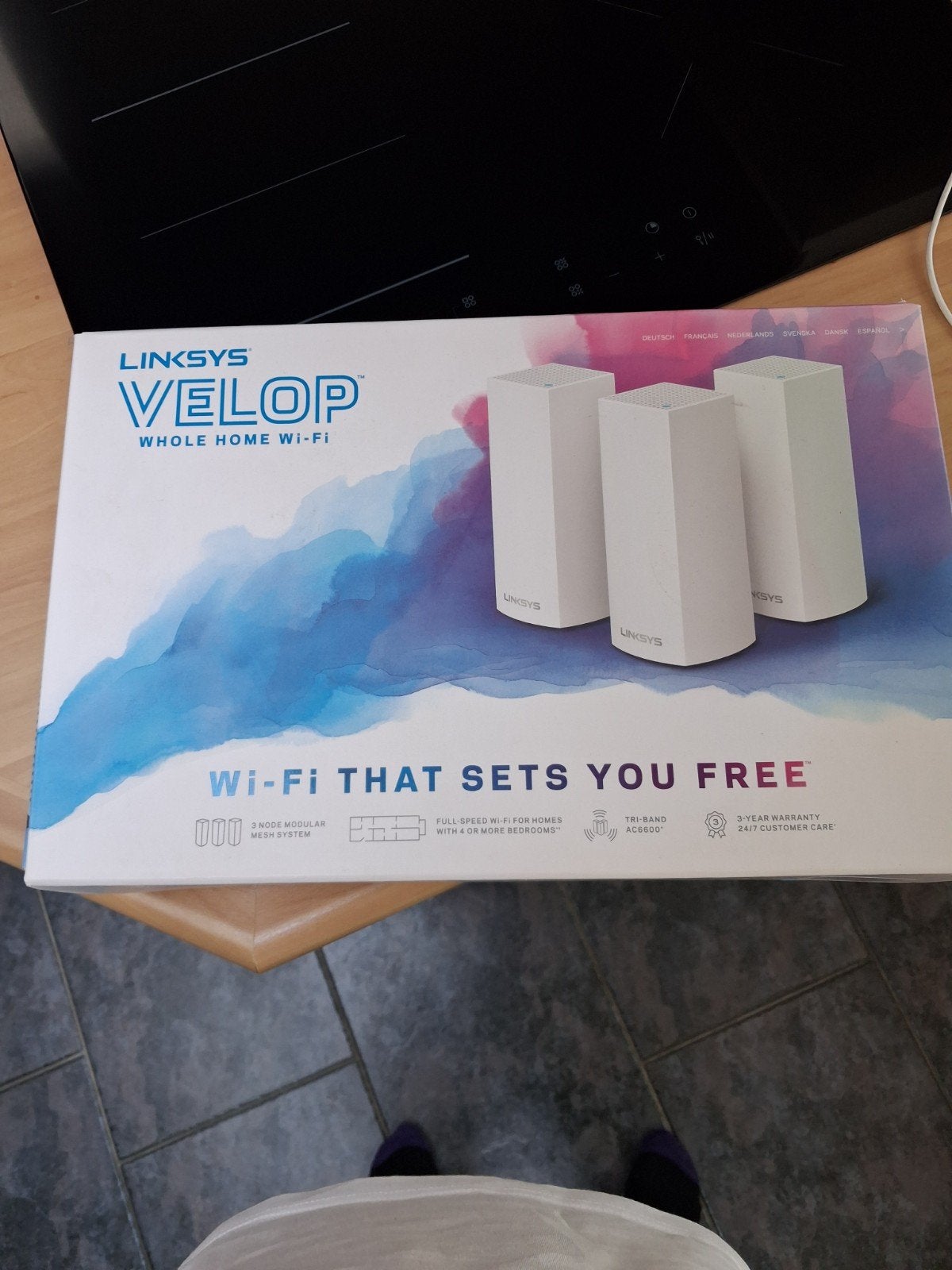 Linksys Velop Tri-Band AC6600 Mesh WiFi Systeem (3-pack), Ophalen of Verzenden, Gebruikt, Router, Linksys