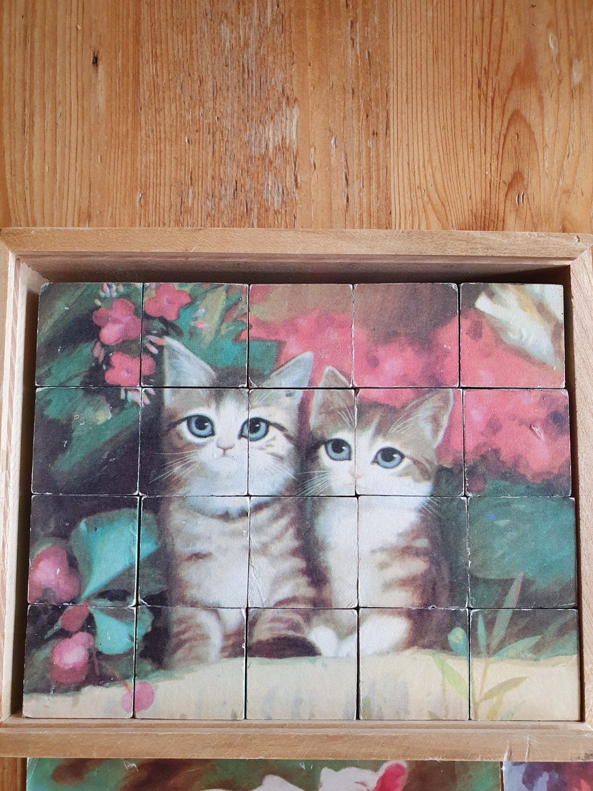 Houten puzzel., Ophalen of Verzenden, 10 tot 50 stukjes