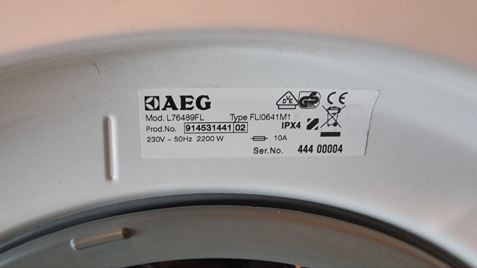 AEG Lavamat Exclusiv Wasmachine - Goede Conditie, Ophalen, Gebruikt, Voorlader