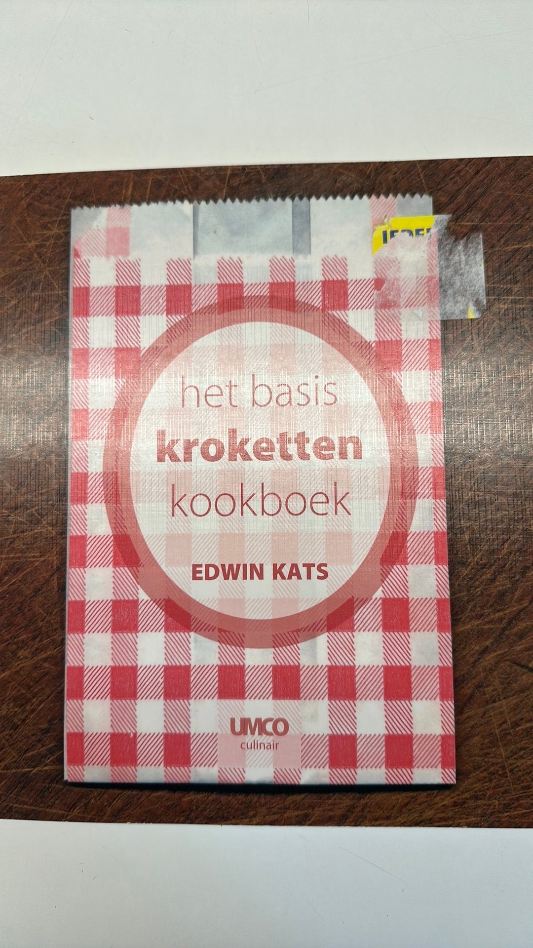 Zeldzaam krokettenboekje - Het Basis Kroketten Kookboek, Verzenden, Zo goed als nieuw, Nederland en België, Overige typen