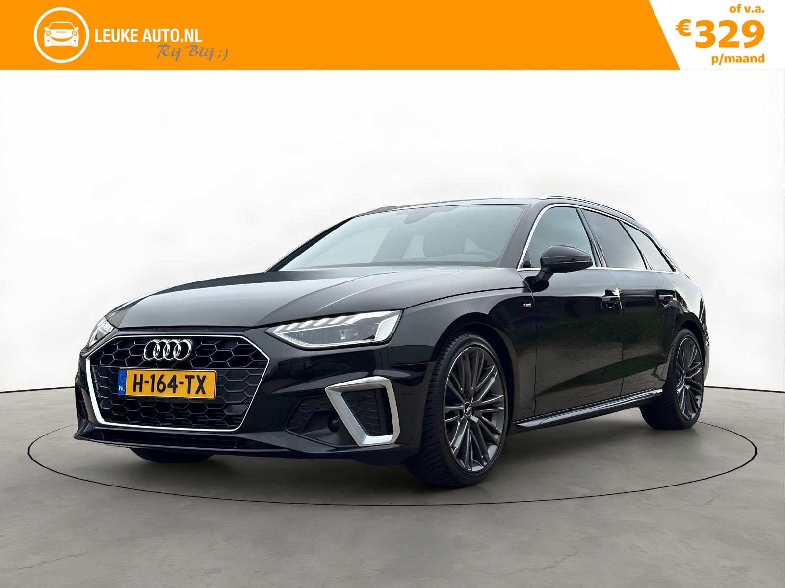 Audi A4 Avant 35 TFSI 2X S-Line *NL-AUTO* (bj 2020), Gebruikt, Zwart, Origineel Nederlands, 1500 kg