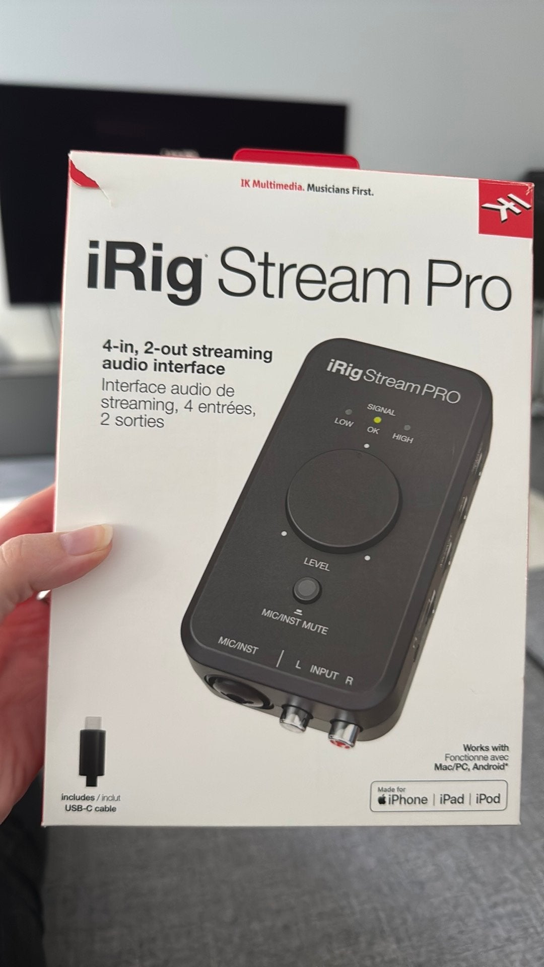 iRig Stream Pro - as new, Ophalen of Verzenden, Zo goed als nieuw